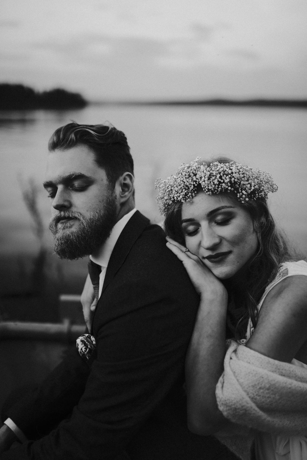 sesja rodzinna sesja ciążowa sesja poślubna plener na łódce jezioro pytlikbak portret ślubny