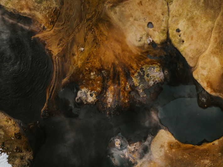 Namafjall Krafla pola geotermalne pytlikbak drone mavic
