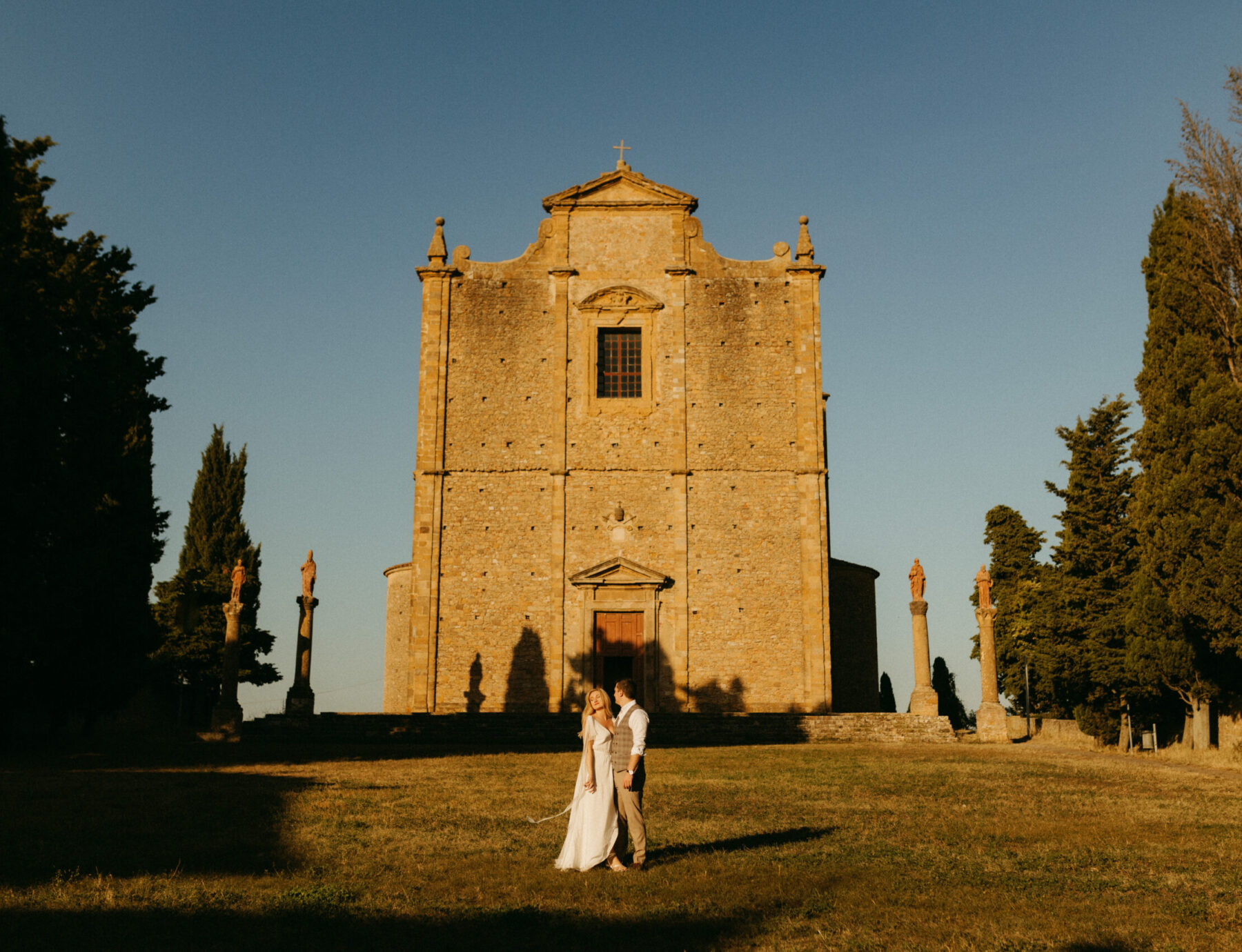 SEsja ślubna w Toskanii Volterra