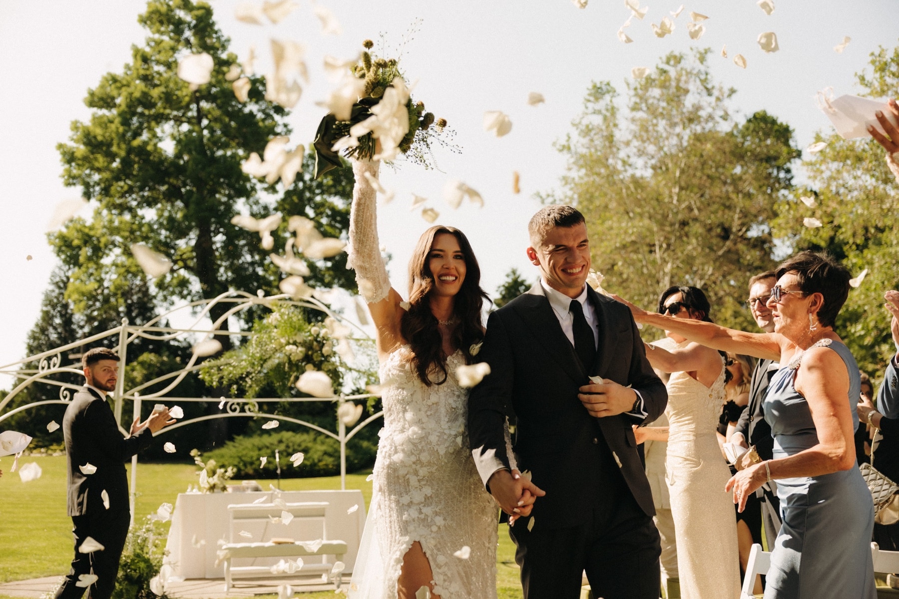 Pałac Konary ślub w plenerze w stodole Przeworno